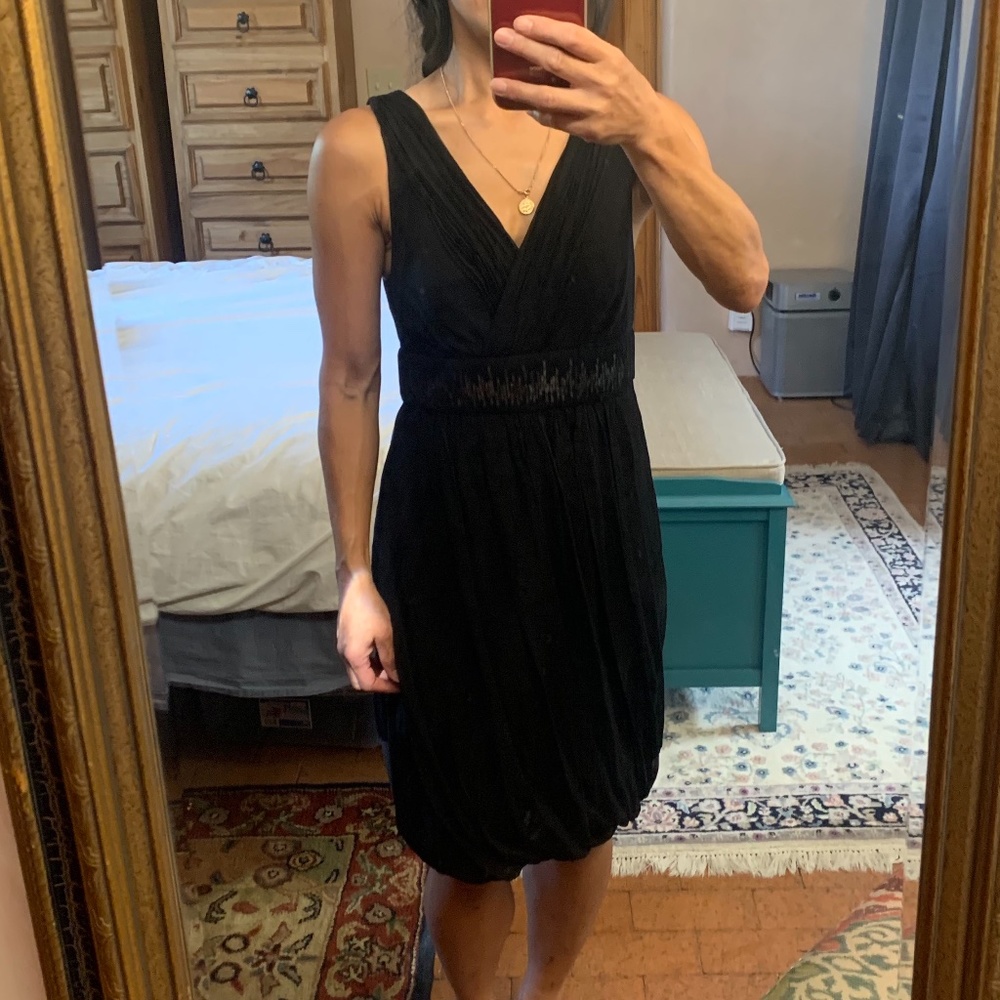 BCBGMaxAzria Silk Chiffon Bubble dress